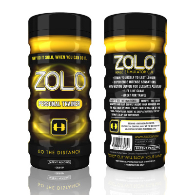 ZOLOPT/ Zolo Секс-тренажер Personal Trainer Cup Black/Yellow OS