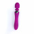 LA-50039 Rose/ WAND Вибратор перезаряжаемый 2в1 Beja,  два мотора, L= 20 см, Ф= 4 см, силикон