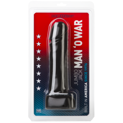 270-02 CD DJ/ Фаллоимитатор Man O'War 10 черный цвет	