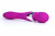 LA-50039 Rose/ WAND Вибратор перезаряжаемый 2в1 Beja,  два мотора, L= 20 см, Ф= 4 см, силикон